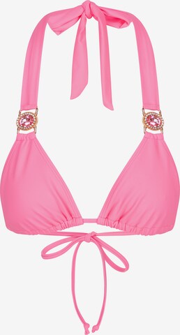 Moda Minx Bikini zgornji del 'Amour' | roza barva: sprednja stran
