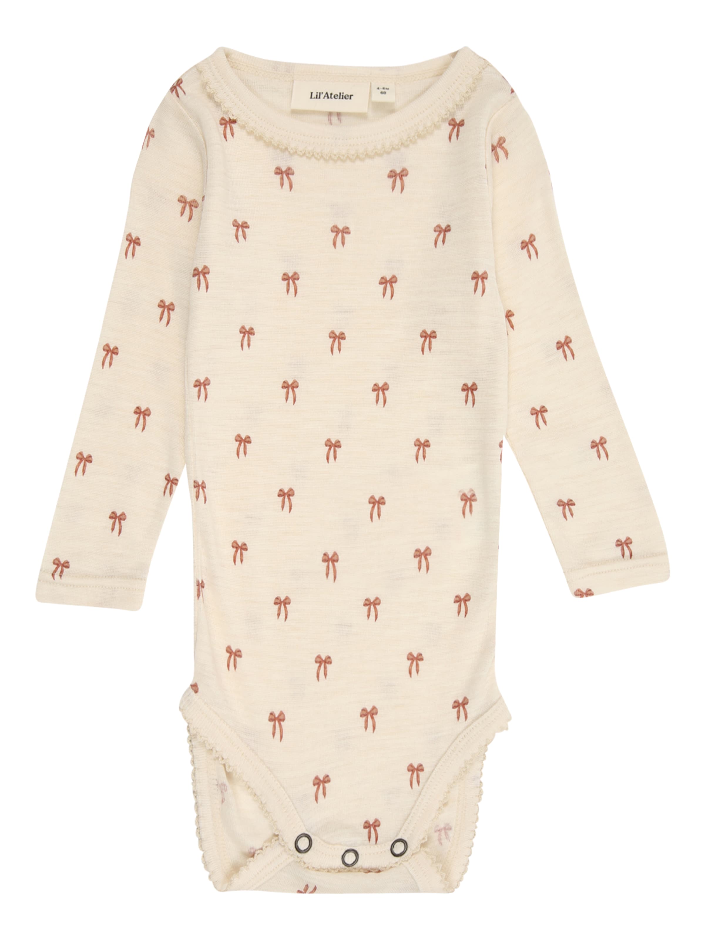 Lil'Atelier Potkuhousut/body 'NBFNALU' värissä valkoinen: etupuoli