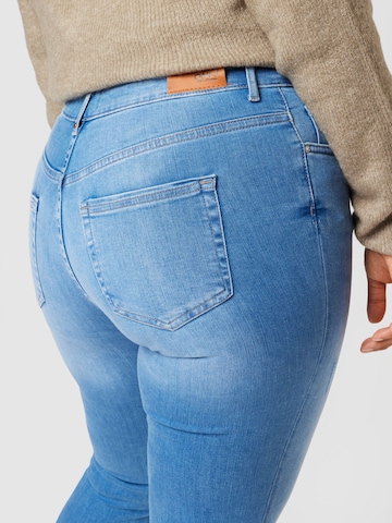 ONLY Curve Skinny Jeans 'BLUSH' in Blauw