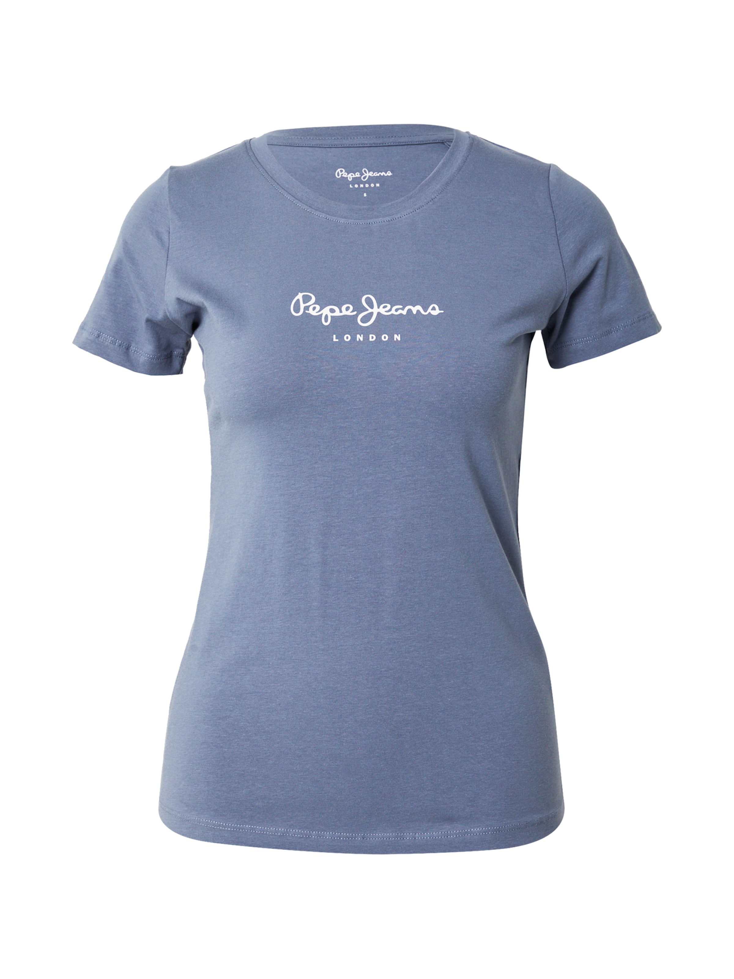 Pepe Jeans T-Shirt &#x27;New Virginia&#x27; in Blau: Vorderseite