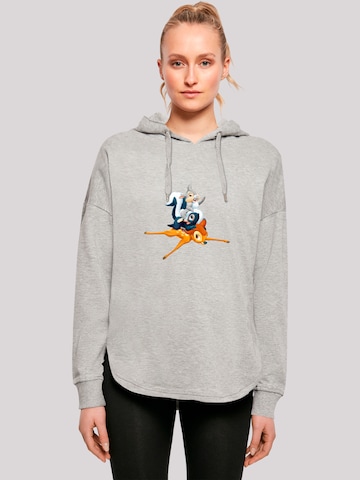 Sweat-shirt F4NT4STIC en gris : devant