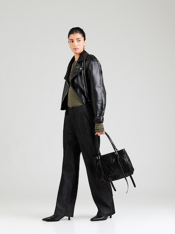 monari Wide leg Jeans i grå