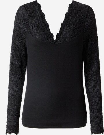 ABOUT YOU Shirt 'Vanessa' in Zwart: voorkant