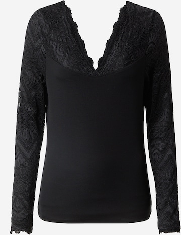 ABOUT YOU Shirt 'Vanessa' in Black: front