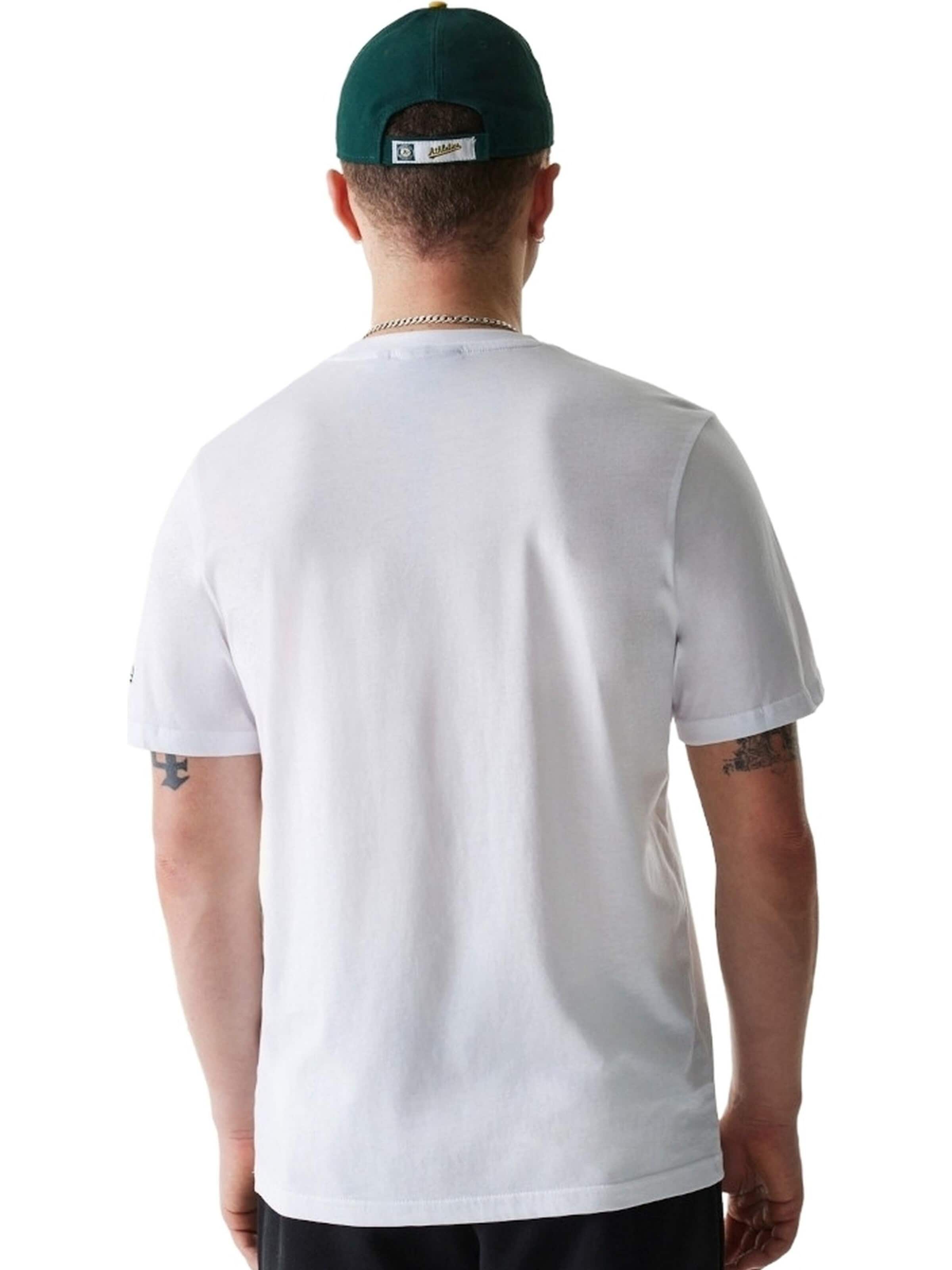 NEW ERA - Camiseta 'Camiseta new era blanca oakland athletics nob mlb regular tee oakath' en blanco