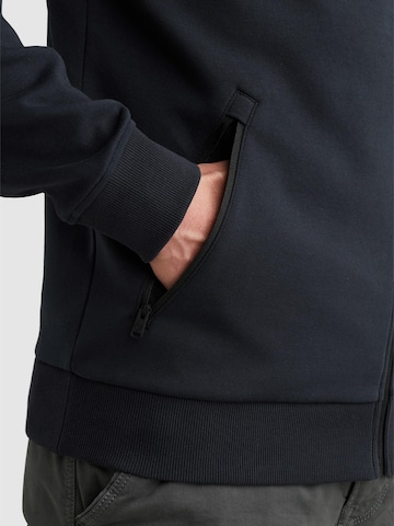 Felpa 'PME LEGEND - Sweat jacket with stand-up collar and zipper closure' di PME Legend in blu