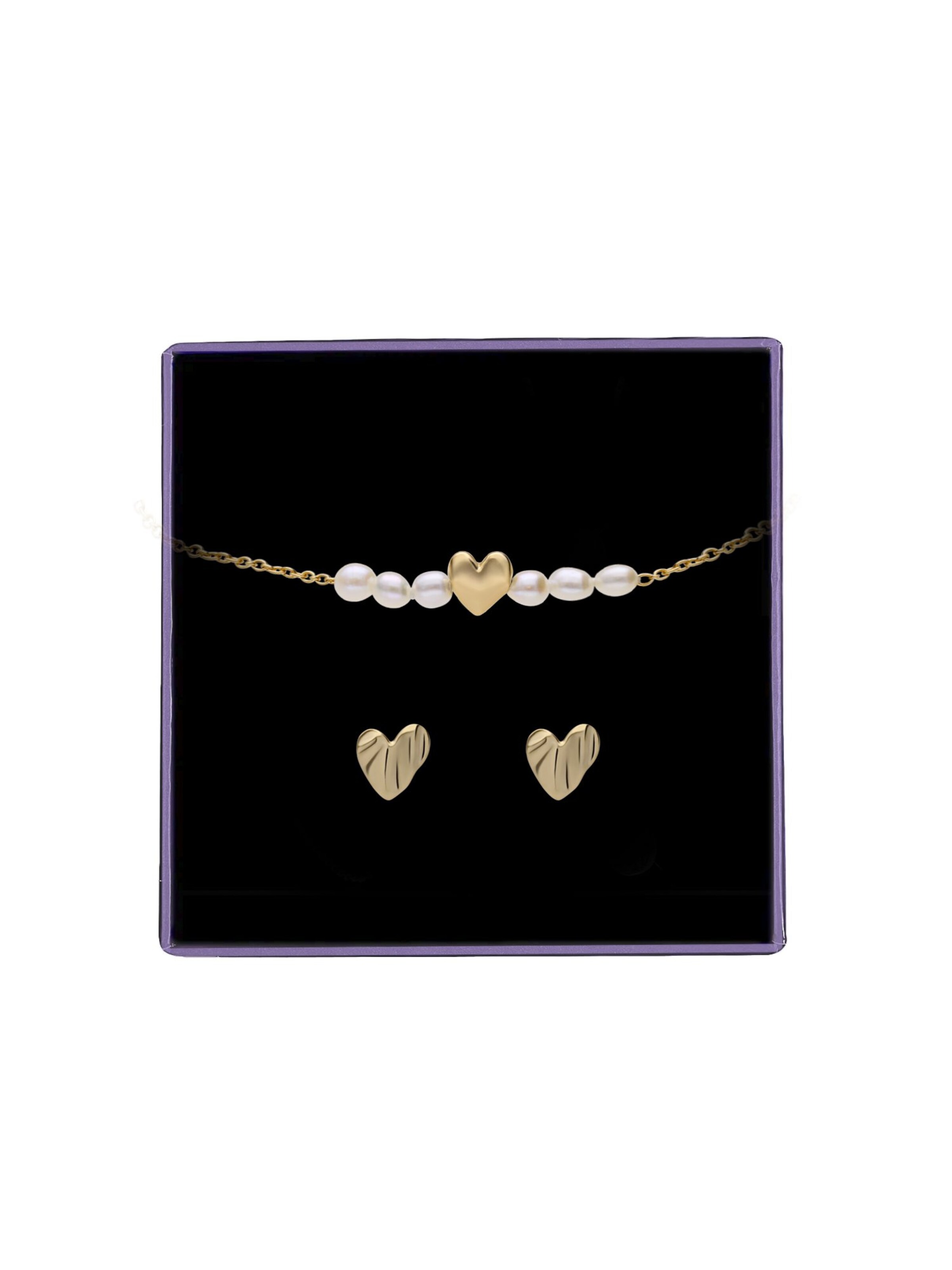 Lucardi Schmuckset 'Brautschmuck' in Gold