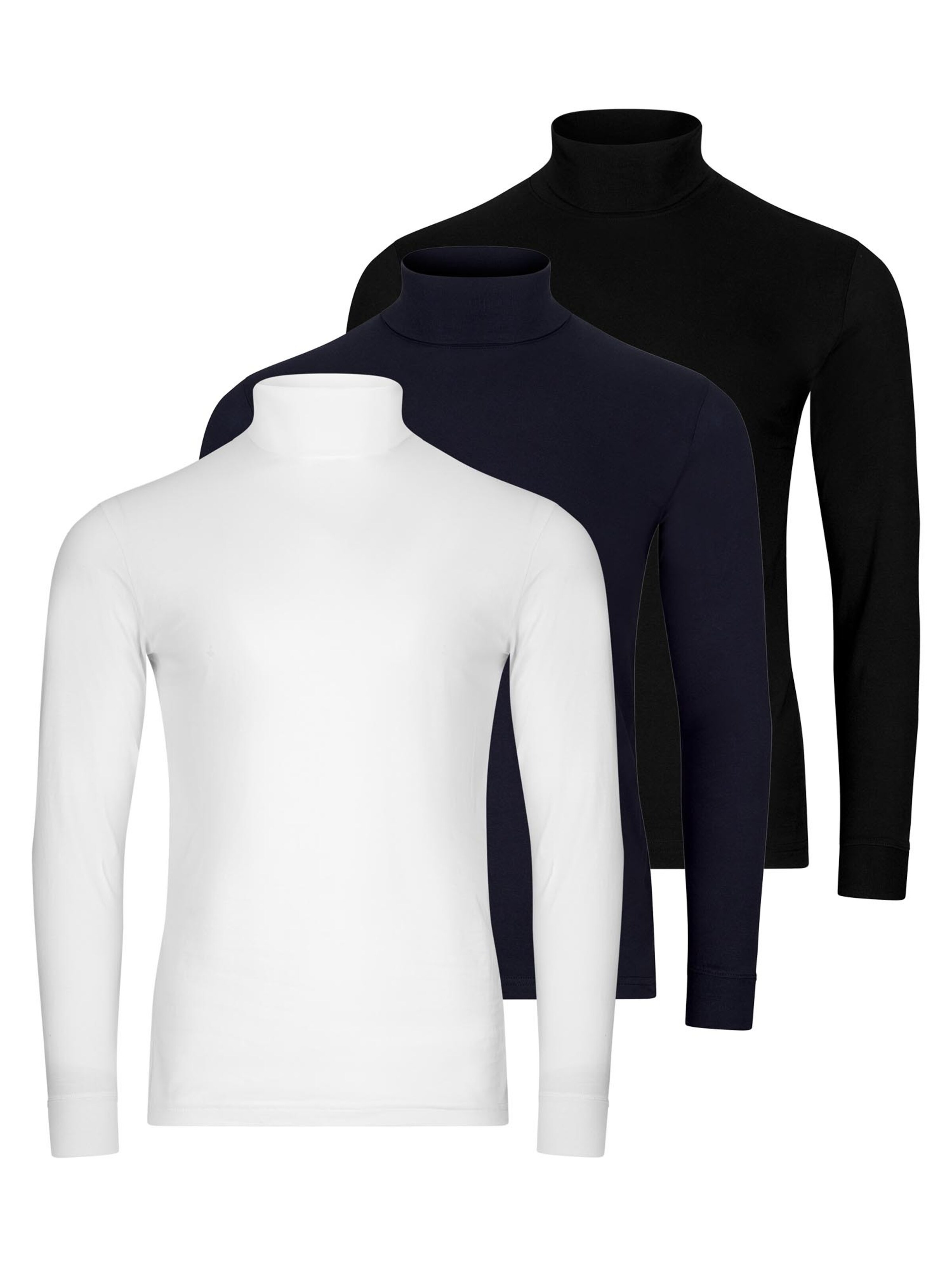 Ragman Shirt 'Basic' in Blue: front