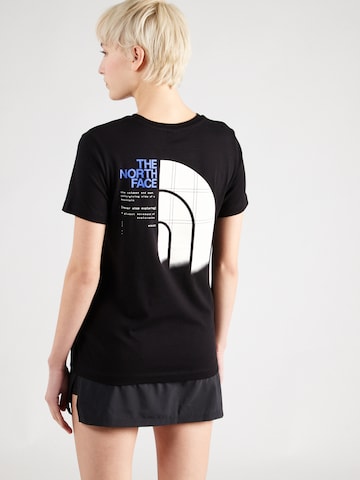 T-shirt THE NORTH FACE en noir : devant