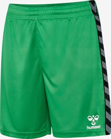 Hummel Regular Workout Pants in Green