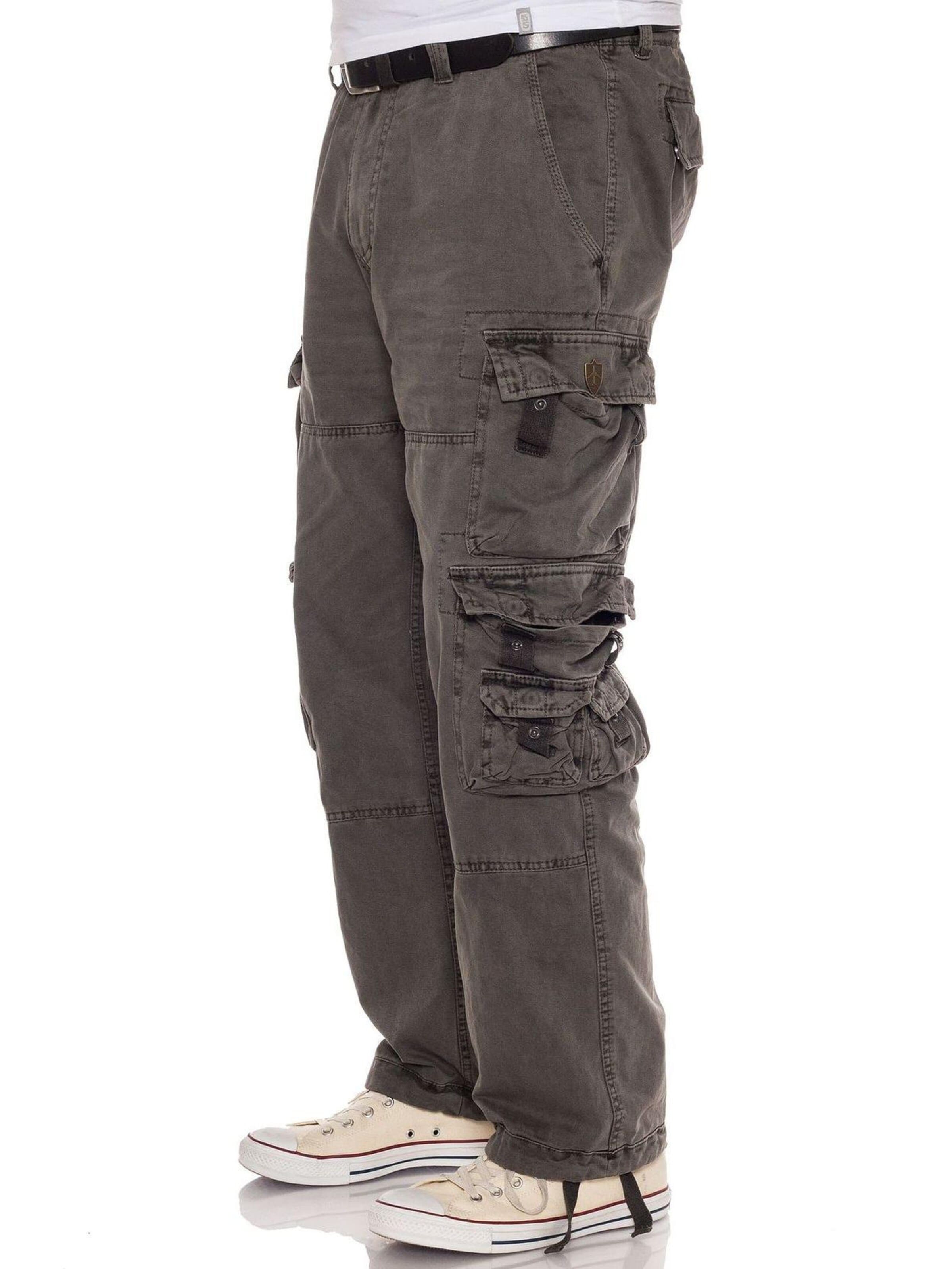 JET LAG Regular Cargo Pants 'FW 011' in Grey