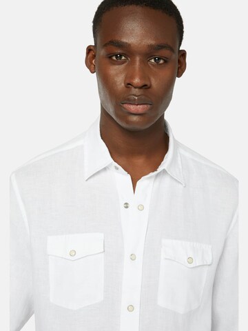 Coupe regular Chemise Boggi Milano en blanc