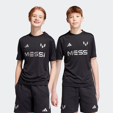 ADIDAS PERFORMANCE - Camiseta funcional 'Messi ' en negro: frente