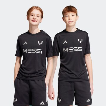 ADIDAS PERFORMANCE Functioneel shirt 'Messi ' in Zwart: voorkant