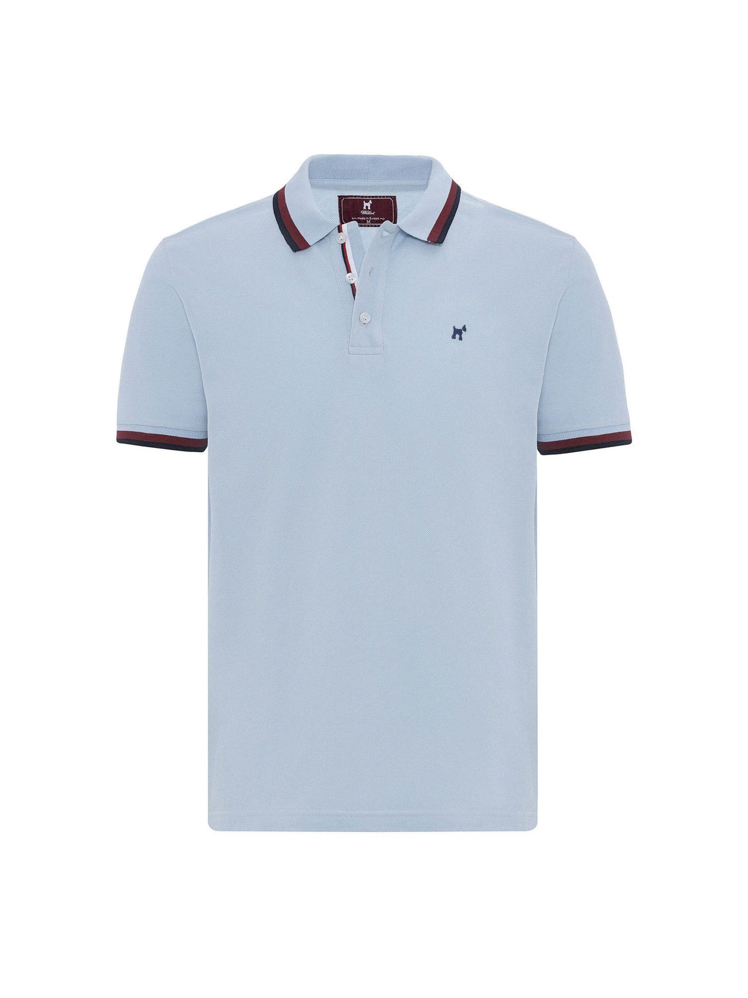 Williot Shirt in Marine blue / Light blue / Pastel red, Item view