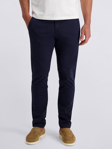 Effilé Pantalon chino 'Colmar' PIERRE CARDIN en bleu : devant