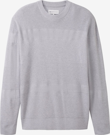 Pull-over TOM TAILOR DENIM en gris : devant