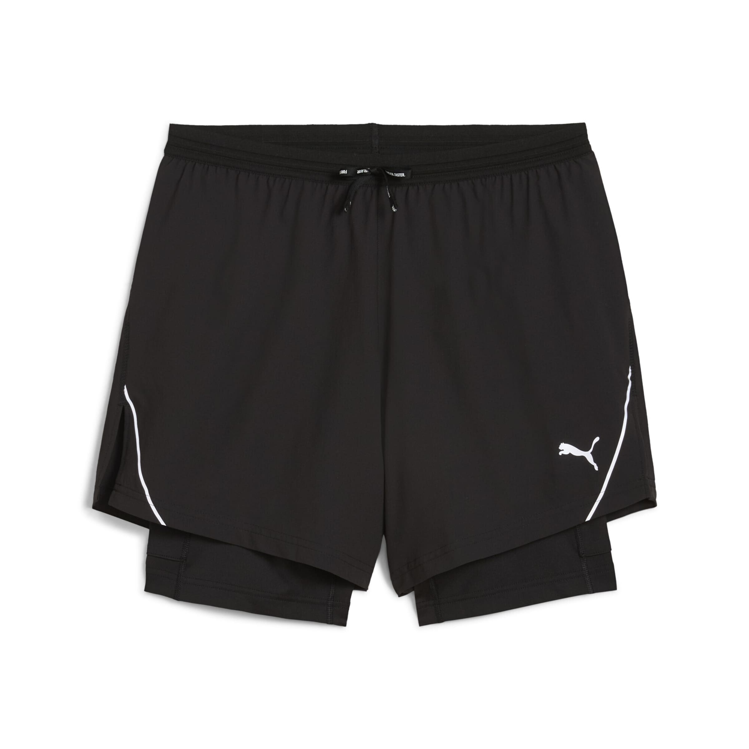 regular Pantaloni sportivi 'Ultraweave 5' di PUMA in nero: frontale