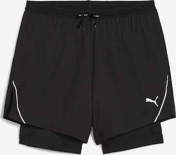 Regular Pantalon de sport 'Ultraweave 5' PUMA en noir : devant
