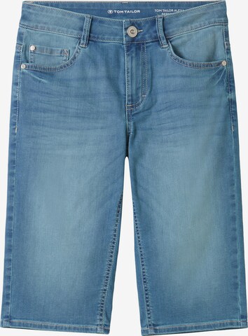 Regular Jeans 'Alexa' de la TOM TAILOR pe albastru: față