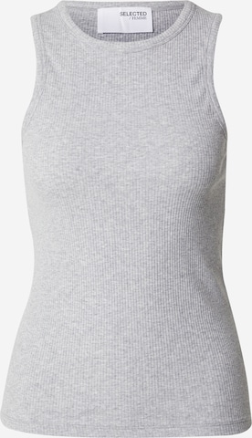 SELECTED FEMME Top 'ANNA' in Grey: front