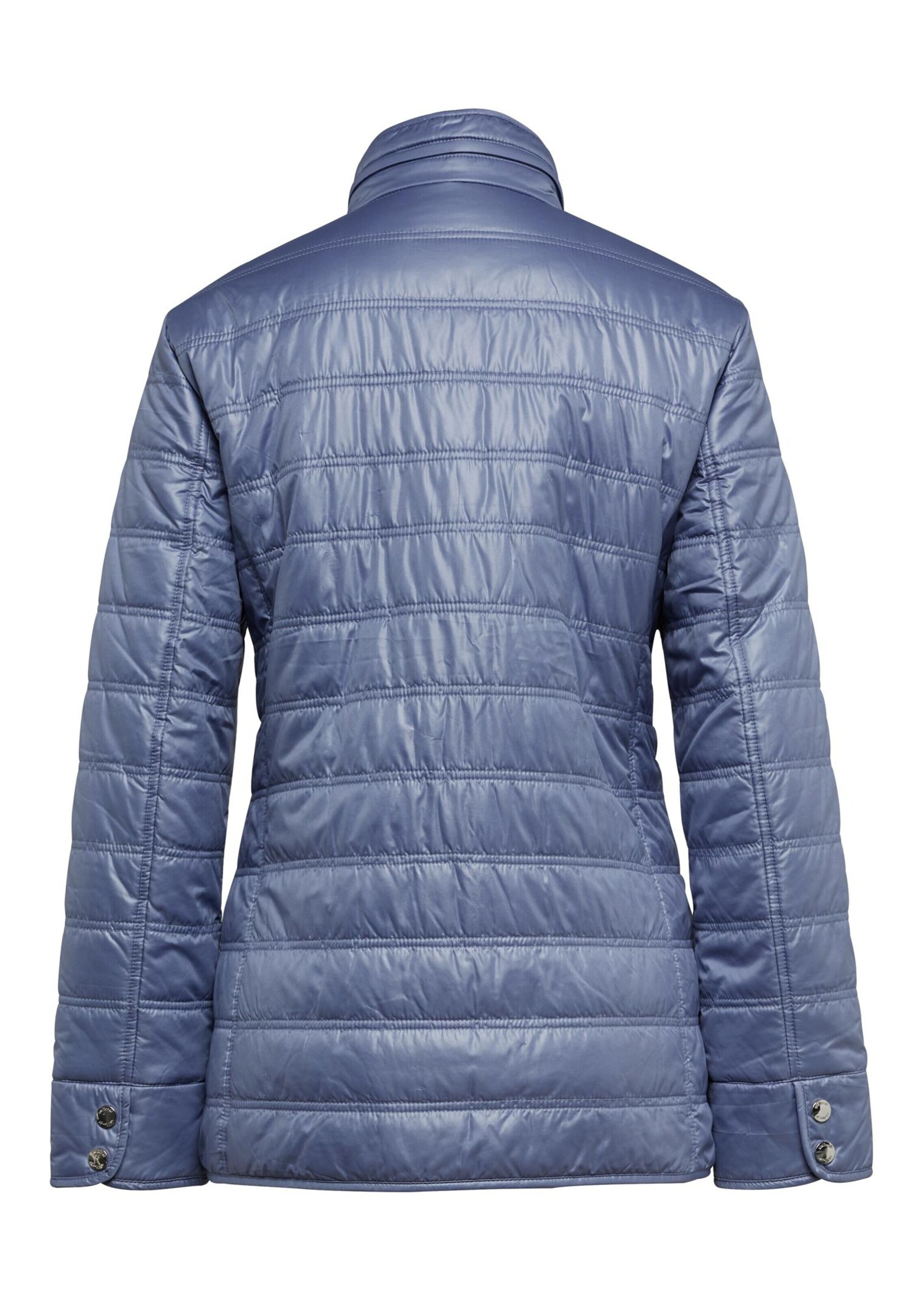 Goldner Jacke in Blau