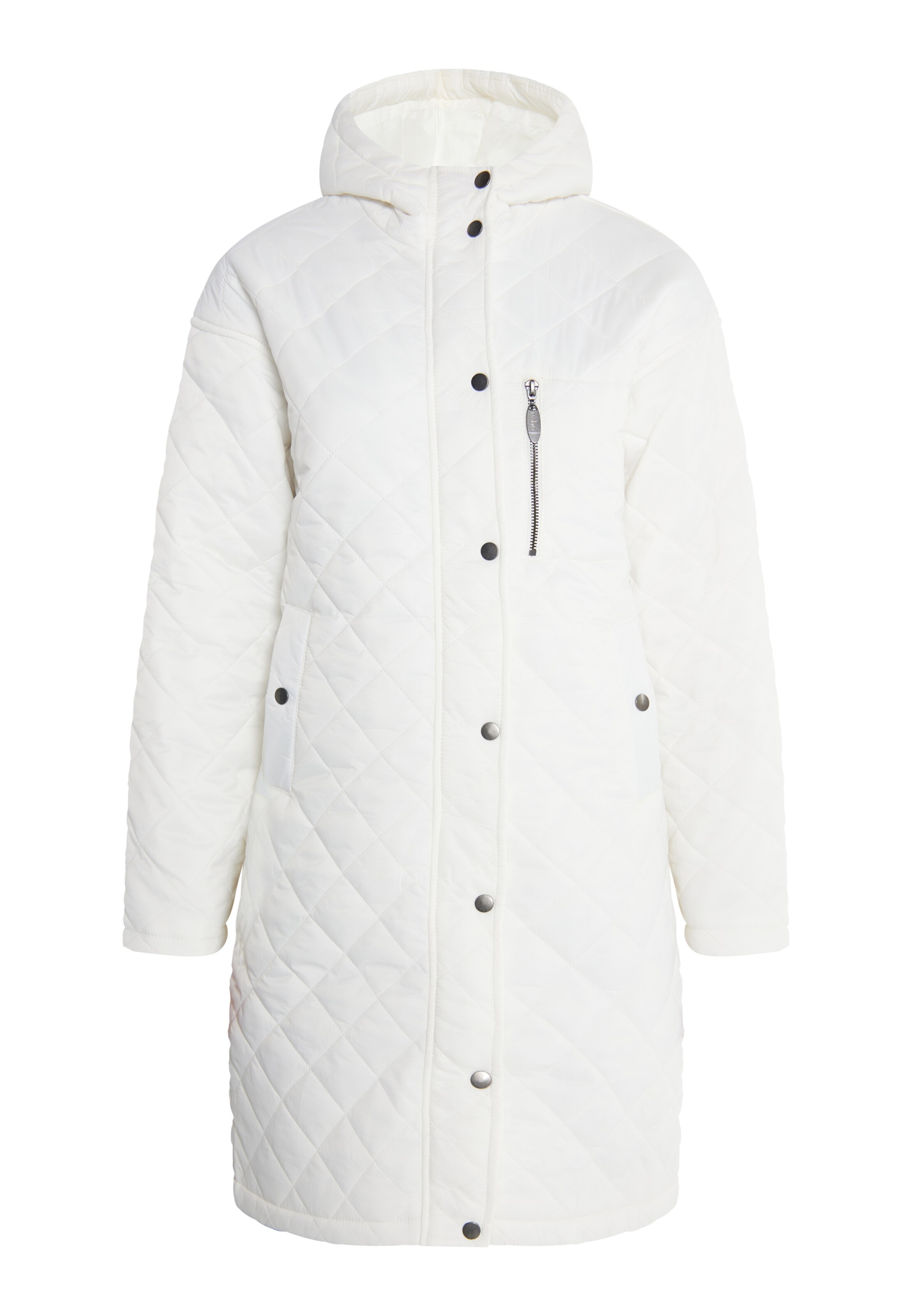 FELIPA Winter Coat in White: front