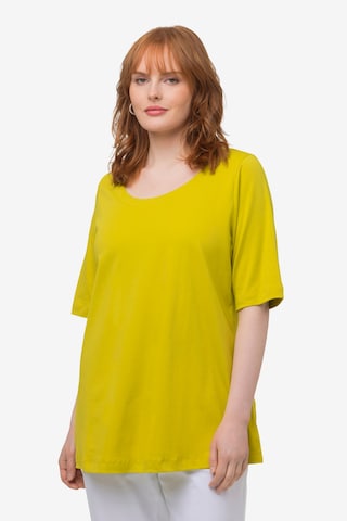 T-shirt Ulla Popken en jaune : devant