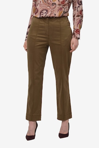 Regular Pantalon Ulla Popken en marron : devant