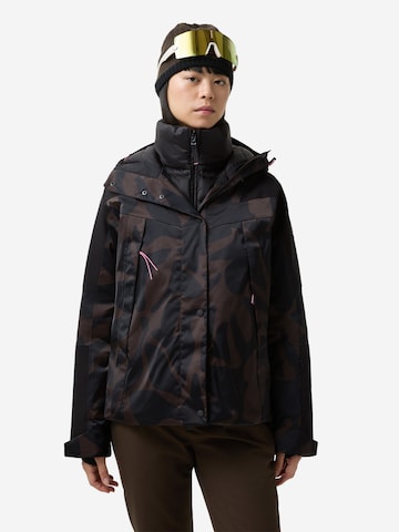 Bogner Fire + Ice Outdoorjacke 'Tinka' in Braun: Vorderseite