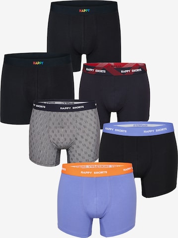 Happy Shorts Retro Pants ' Dark Jersey Sets ' in Mischfarben: Vorderseite