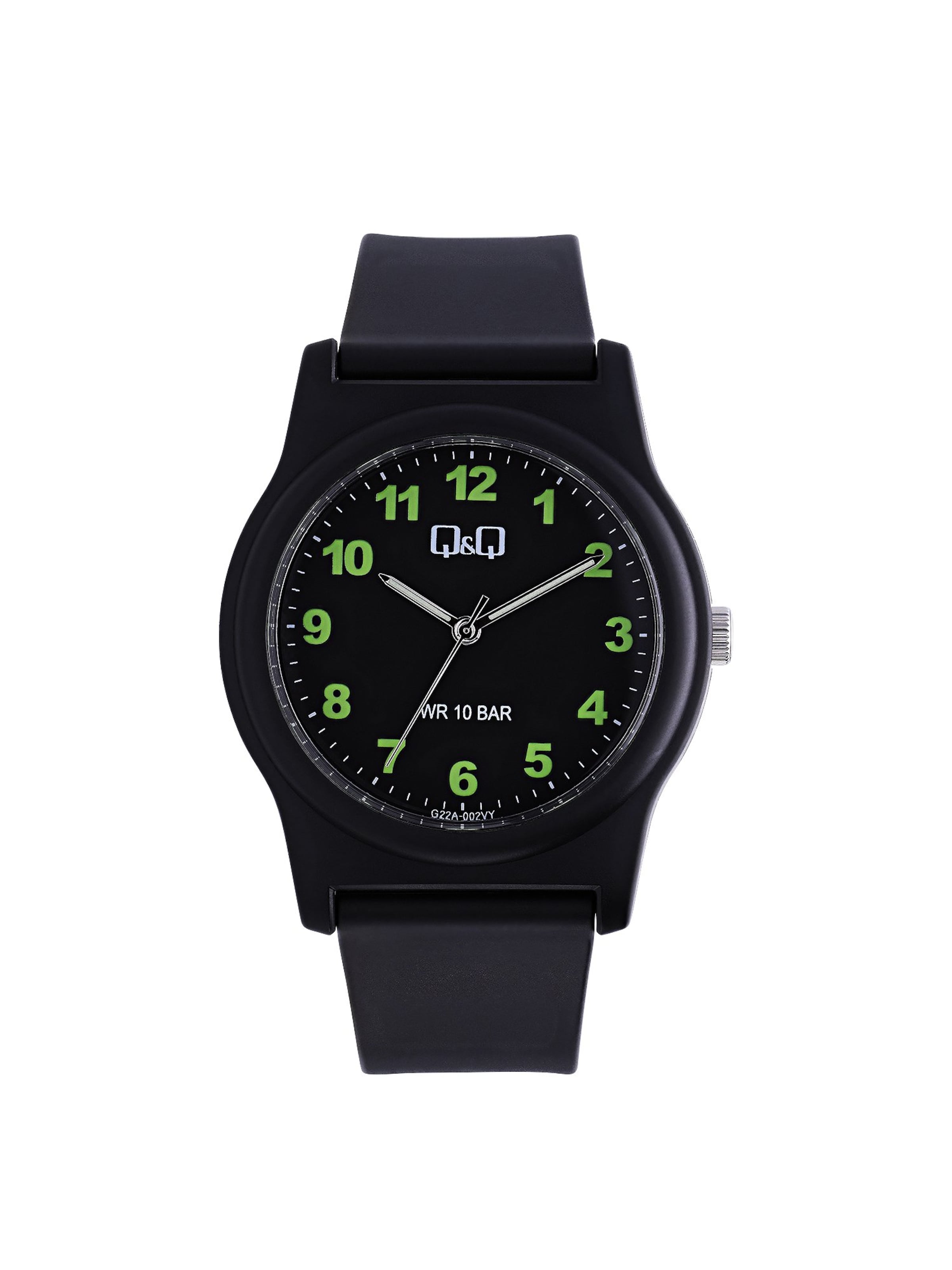 Q&Q Analog watch in Black: front