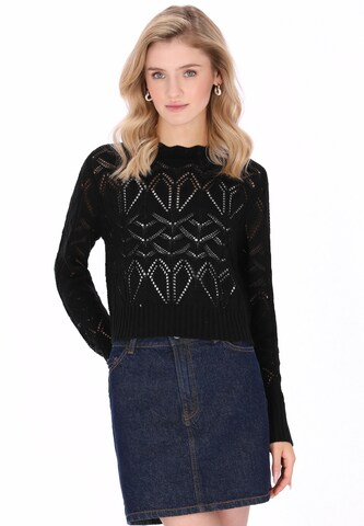 MYMO Sweater 'Young Fashion' in Black: front