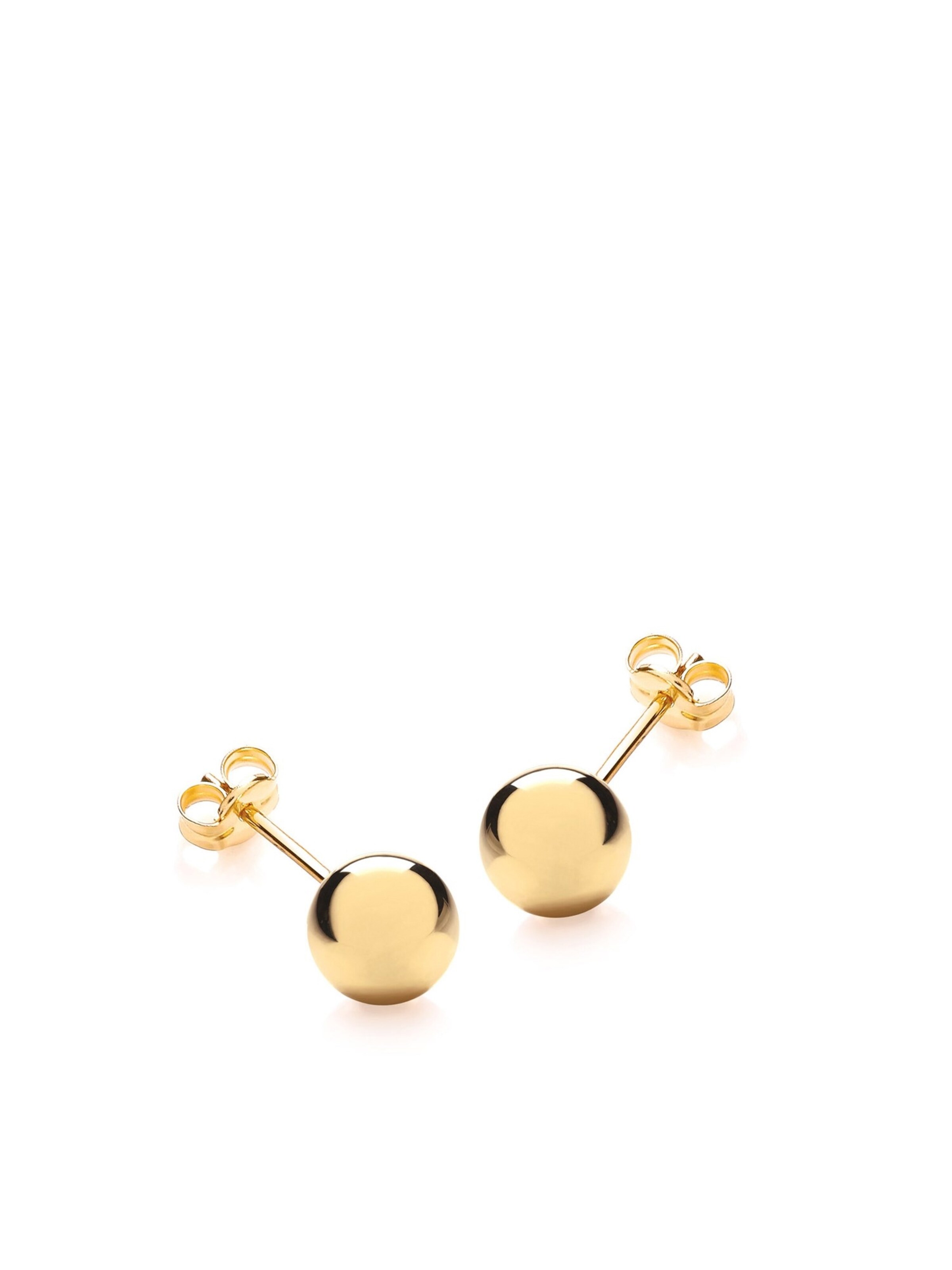 Lucardi Oorbellen 'Klassisch' in Goud: voorkant