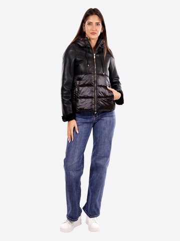 Yes Zee Winterjacke 'Piumino' in Schwarz