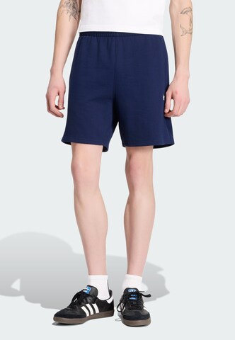 Regular Pantalon 'Trefoil Essentials' ADIDAS ORIGINALS en bleu : devant