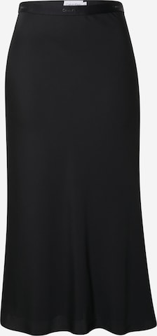 Calvin Klein regular Φούστα σε μαύρο: μπροστά
