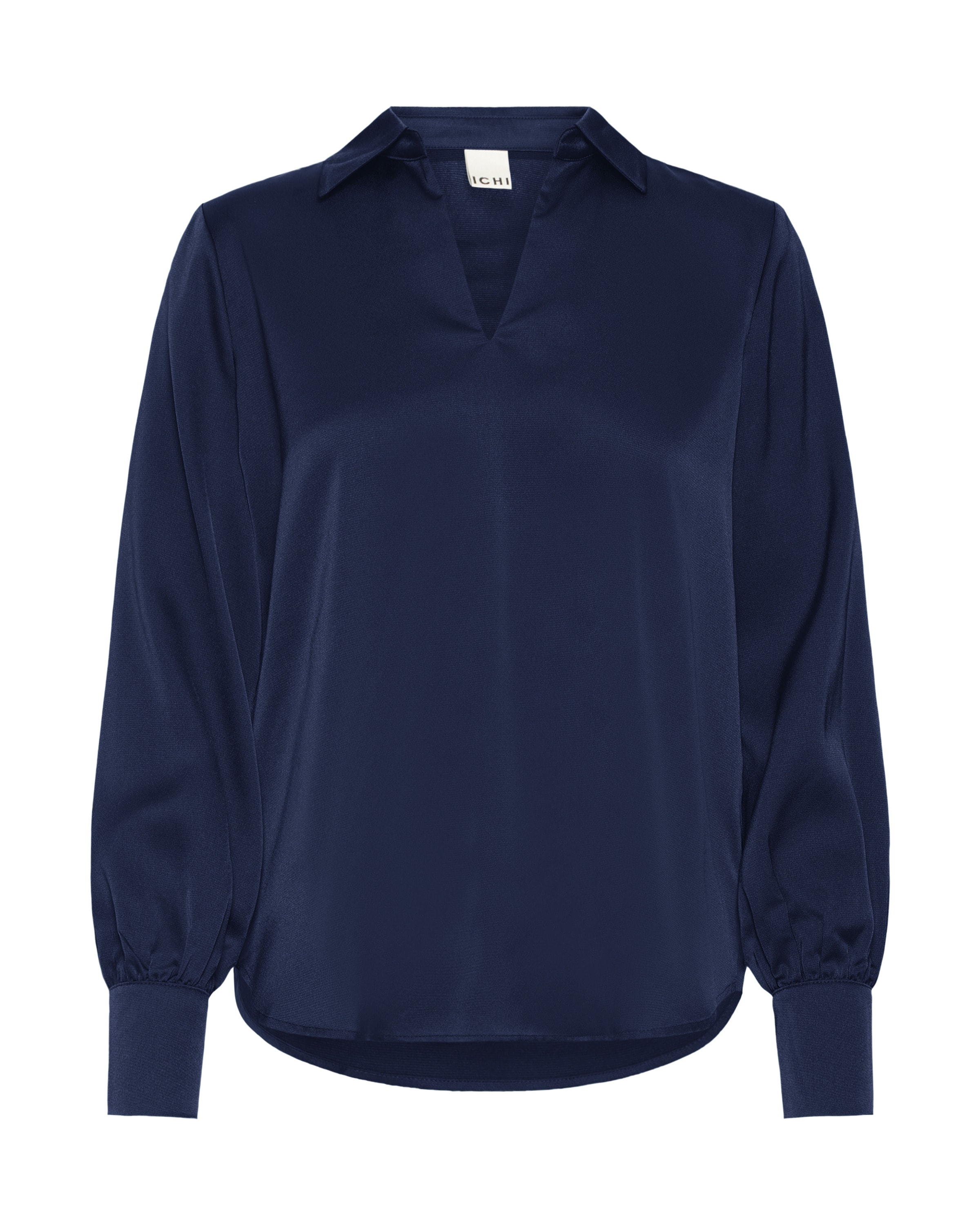 ICHI Bluse in Blau: Vorderseite