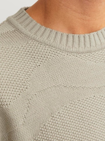 JACK & JONES Trui 'Blujosh' in Beige