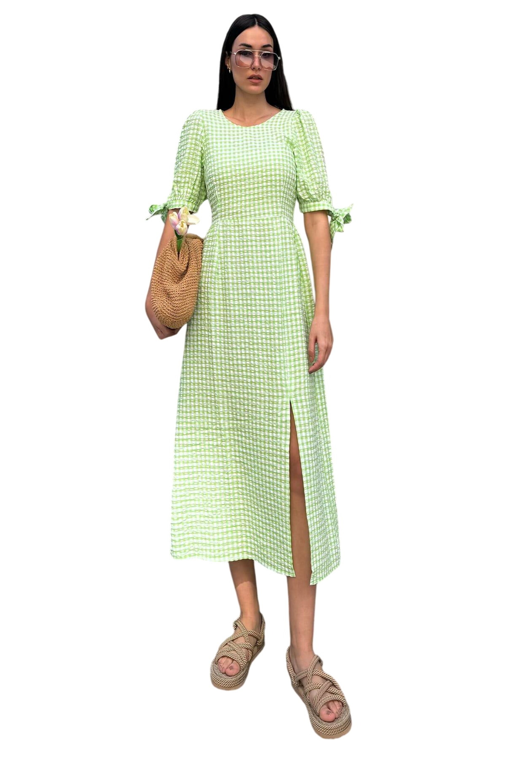 For You Moda Kleid in Grün: Vorderseite