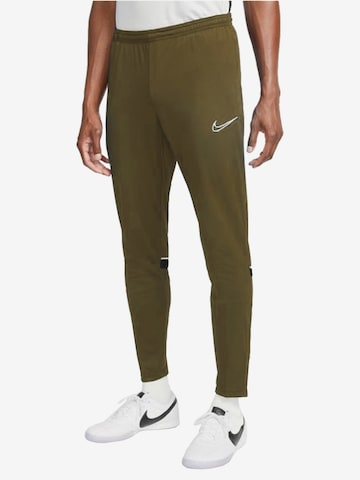 NIKE Regular Sports trousers 'Nike Dri-FIT Academy' in Green: front