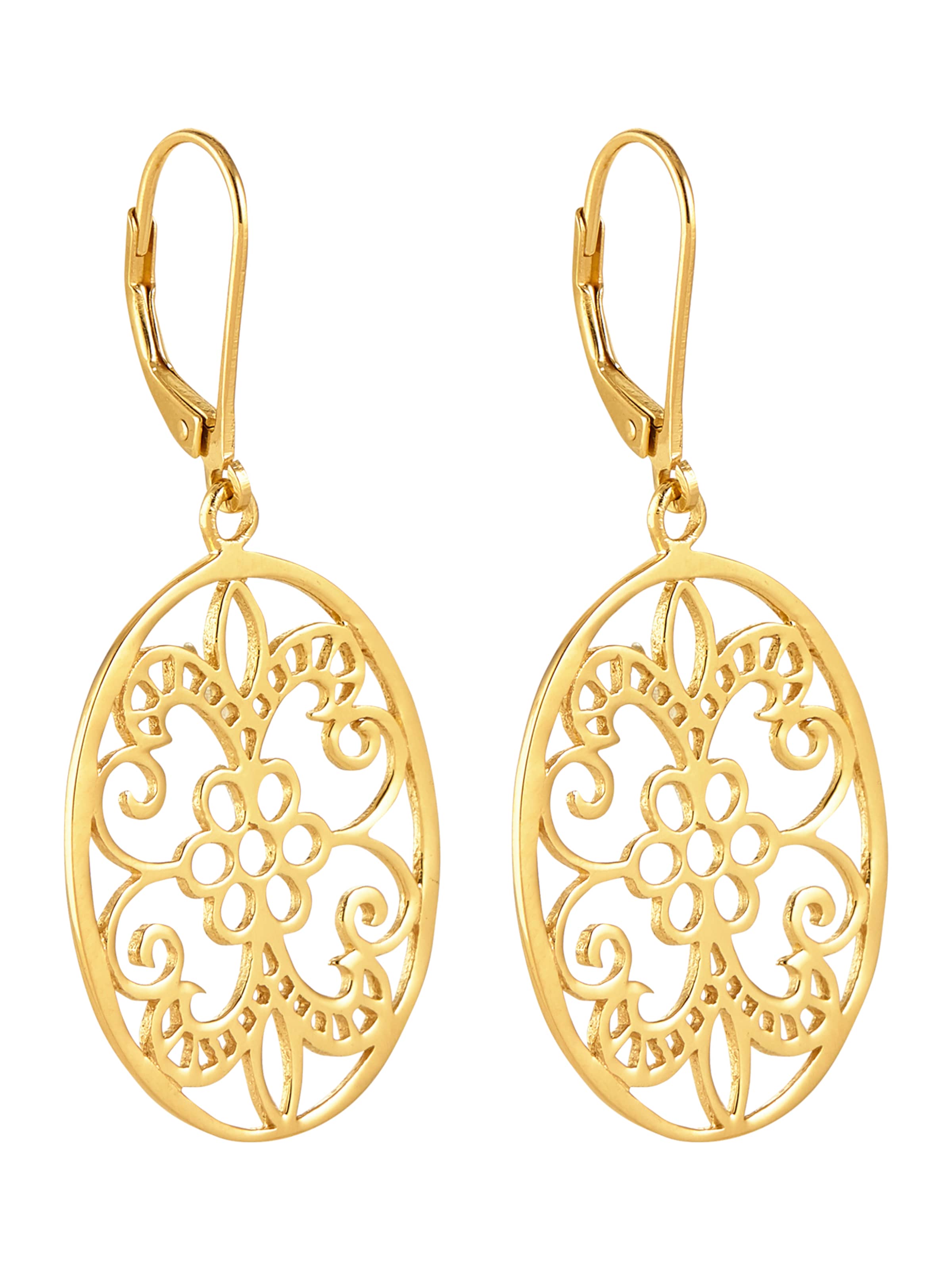 ELLI Earrings 'Ornament' in Gold