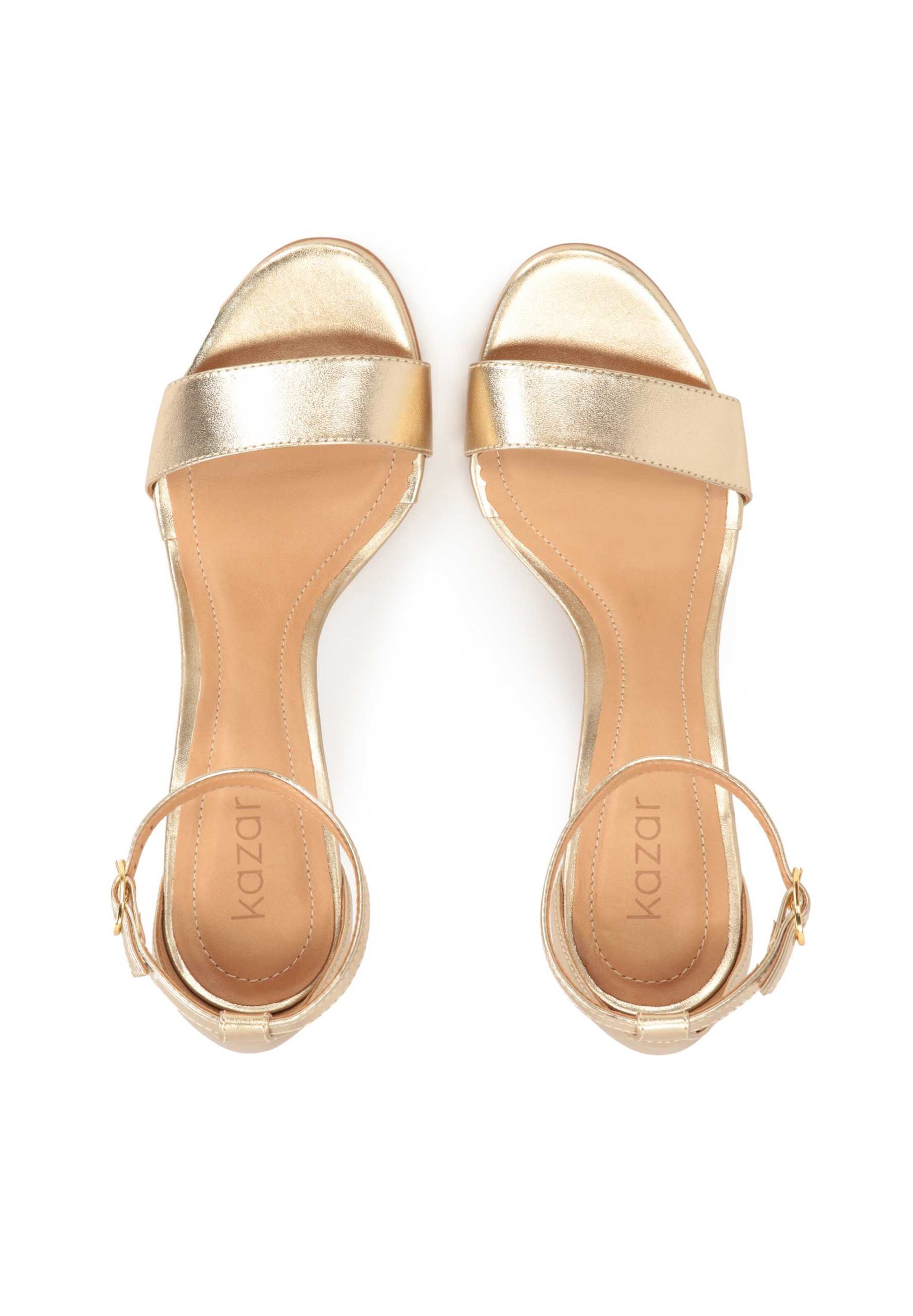 Kazar Sandále - Zlatá