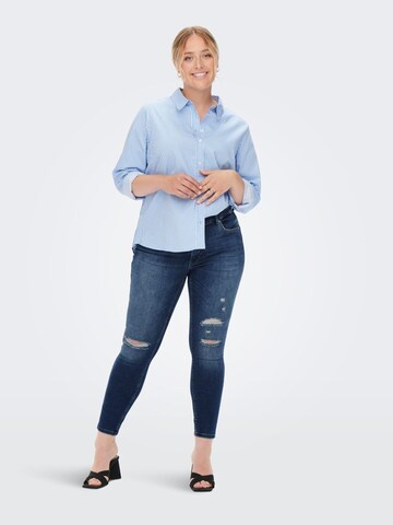 ONLY Carmakoma Skinny Jeans 'Bobbi Life ' in Blau