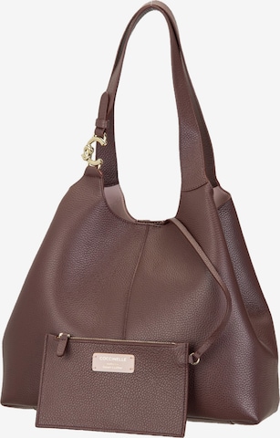 Coccinelle Shoulder Bag 'C-Easy' in Brown: front