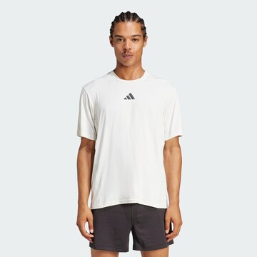 ADIDAS PERFORMANCE Funktionstopp 'Designed For Training' i vit: framsida