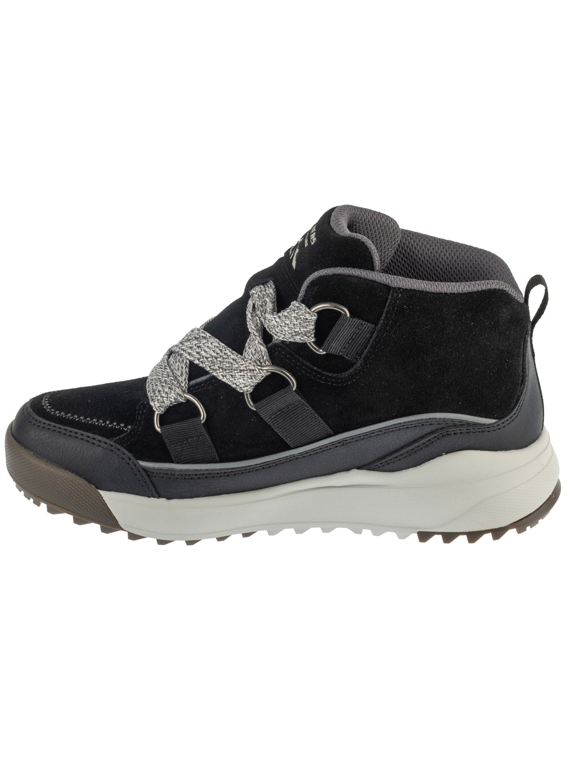 SKECHERS Lace-Up Ankle Boots 'Skechers Yana - Collins Landing' in Black: front