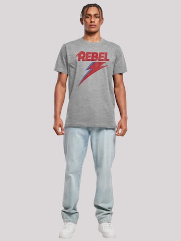 F4NT4STIC Shirt 'David Bowie' in Grau
