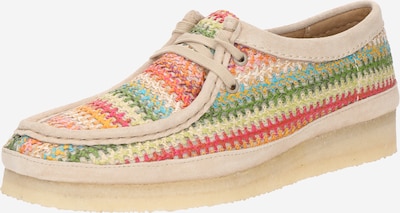 Mokasinai 'Wallacraft Bee' iš Clarks Originals, spalva – kremo / tamsiai geltona / žalia / avietinė, Prekių apžvalga
