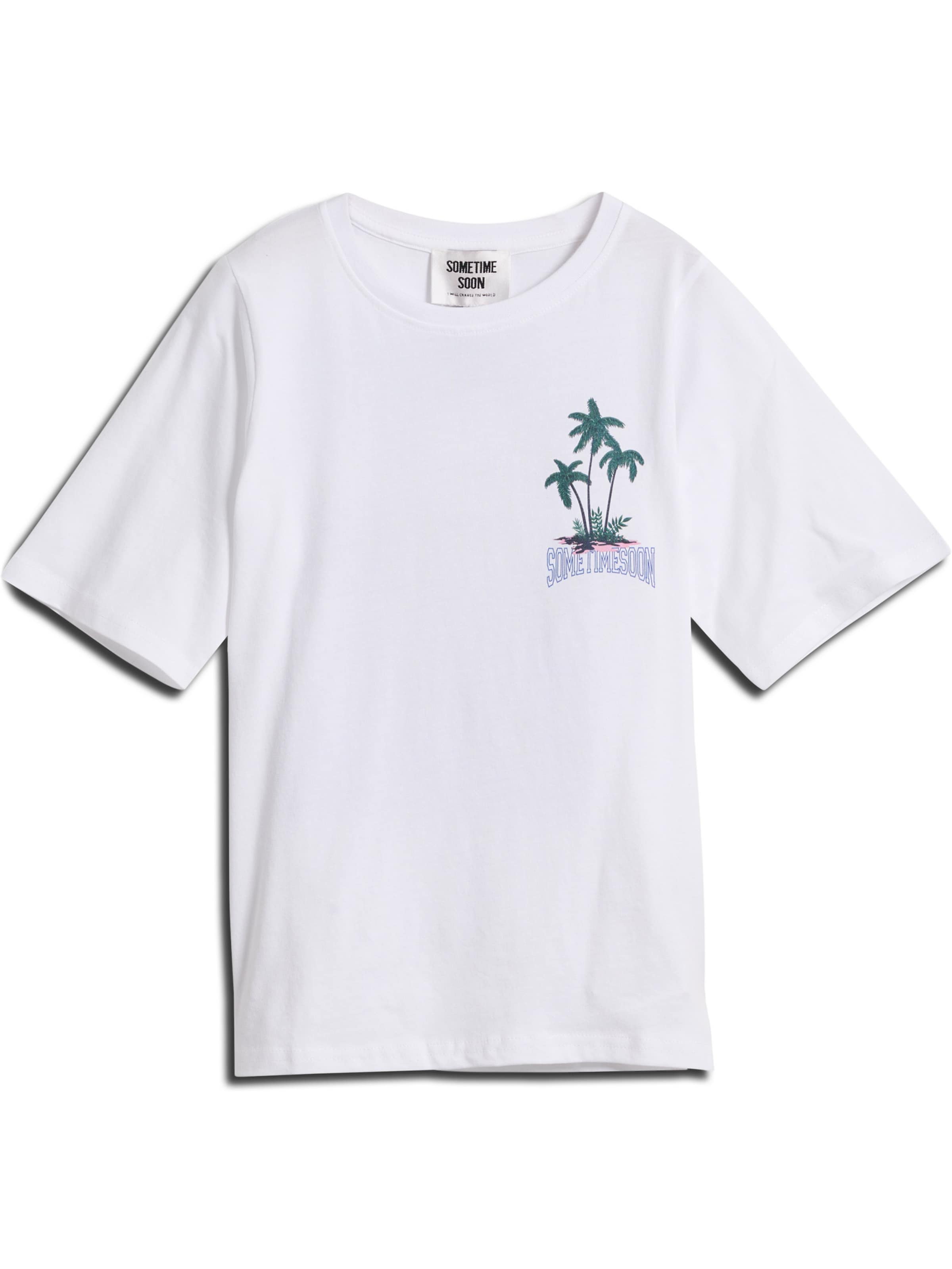 SOMETIME SOON Shirts 'Clemente' i hvid: forside